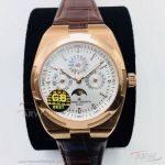 GB Copy Vacheron Constantin Overseas Moonphase Ultra-Thin Perpetual Calendar White Face 41.5 MM Automatic Watch